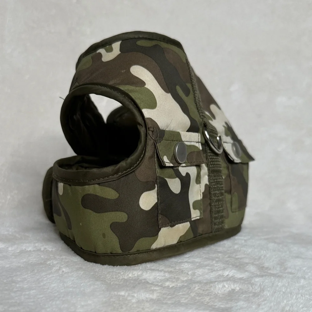 SimplyDog Camouflage Puppy or Small Dog Harness Size Medium EUC no sign of wear
